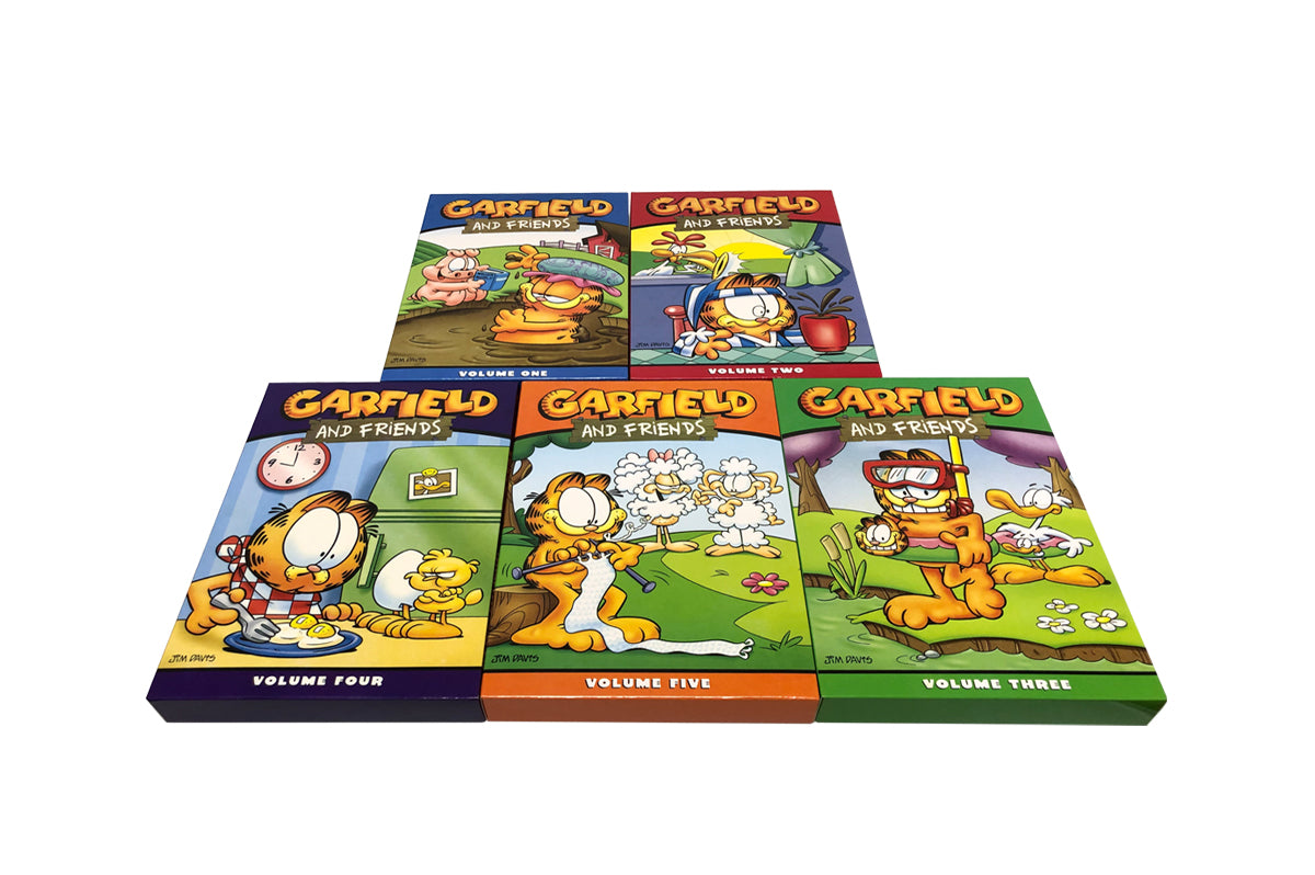 GARFIELD AND FRIENDS: Complete Series Seasons 1-5 (DVD Set)