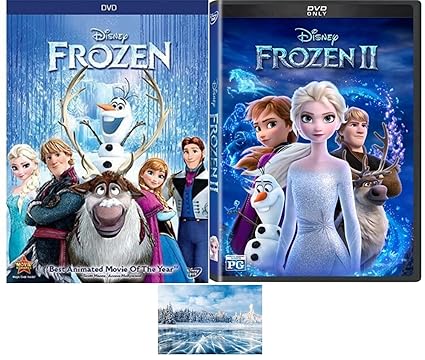 Frozen 1 & 2 DVD (Bundle Package)