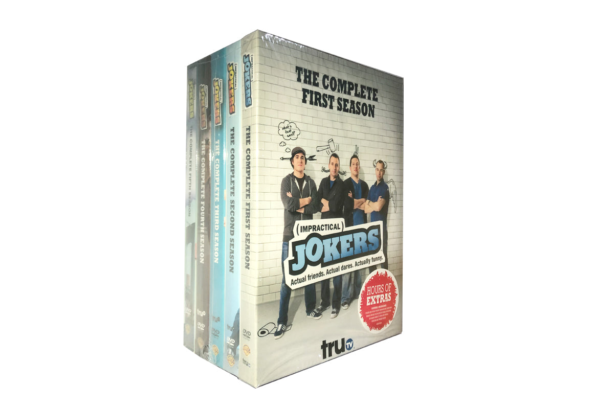 Impractical Jokers: The Complete Series Seasons 1-5 DVD NEW 1 2 3 4 5