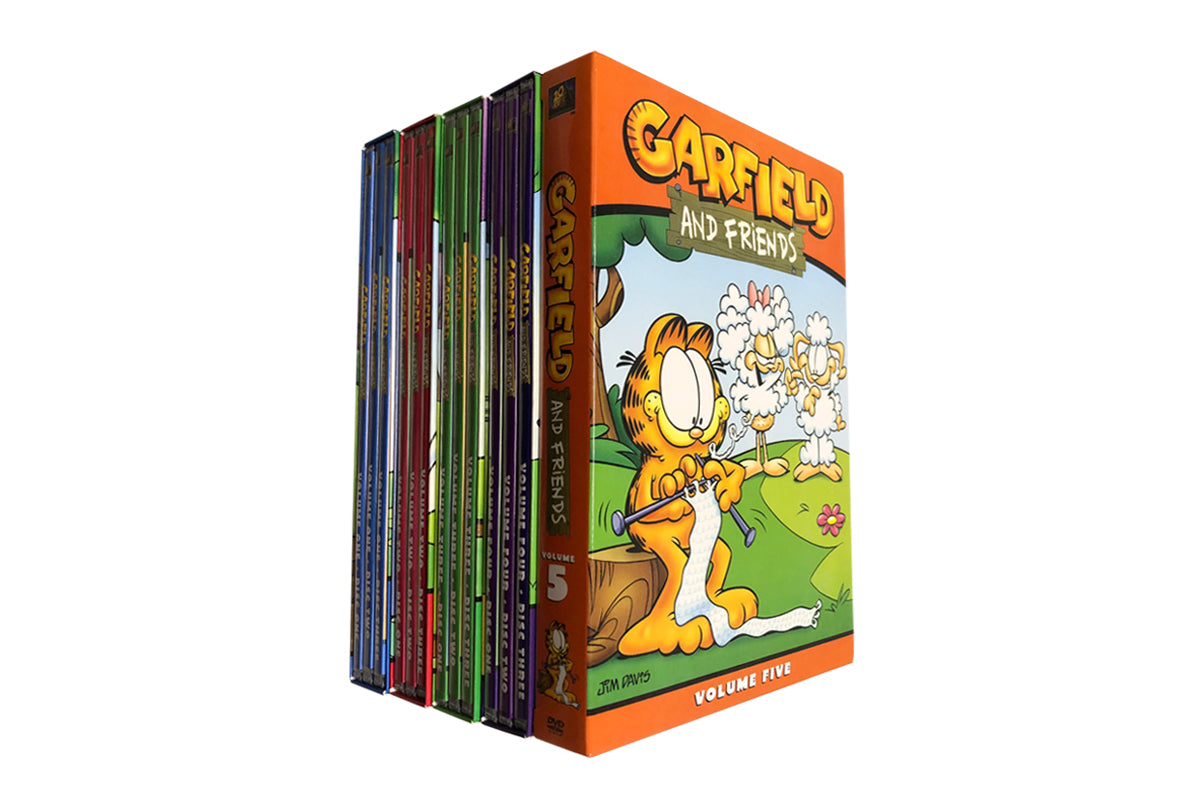 GARFIELD AND FRIENDS: Complete Series Seasons 1-5 (DVD Set)