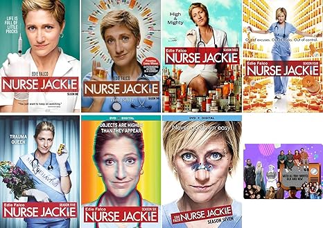 Nurse Jackie: Complete TV Series Seasons 1-7 DVD Collection with Bonus Art Card