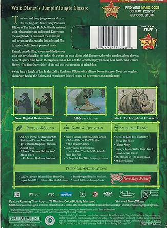 The Jungle Book (Two-Disc 40th Anniversary Platinum Edition)