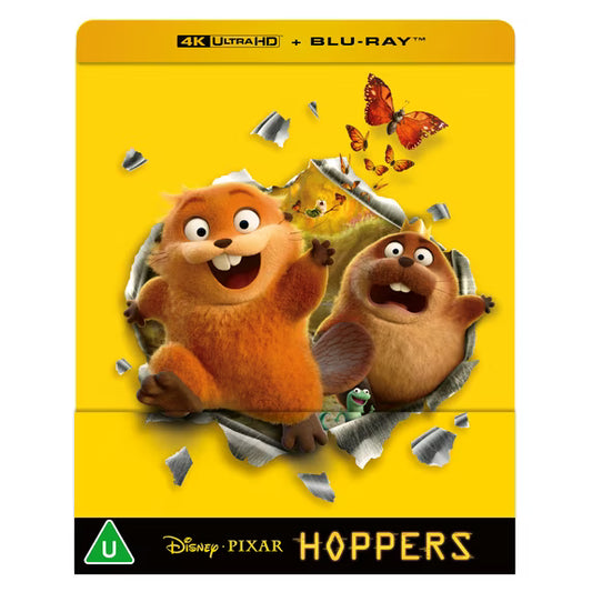 NEW Disney Pixar Hoppers (2026) 4K UHD Blu-Ray Limited Edition Steelbook Blu-ray