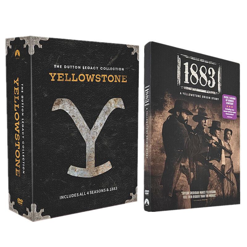 1883: A Yellowstone Origin Story and Yellowstone DVD set Seasons 1-4