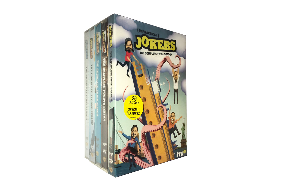 Impractical Jokers: The Complete Series Seasons 1-5 DVD NEW 1 2 3 4 5