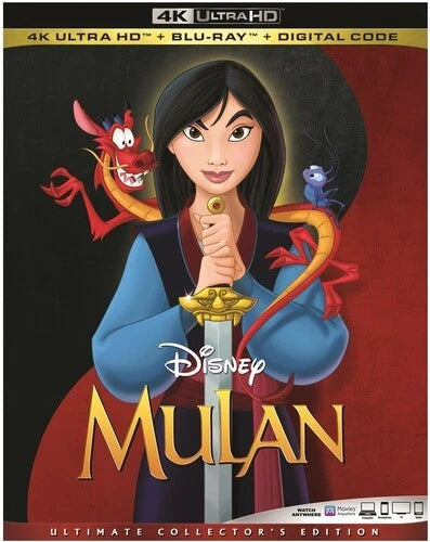 Disney - Mulan [New 4K UHD Blu-ray] With Blu-Ray, 4K Mastering, Collector's Ed,Opens in a new window or tab